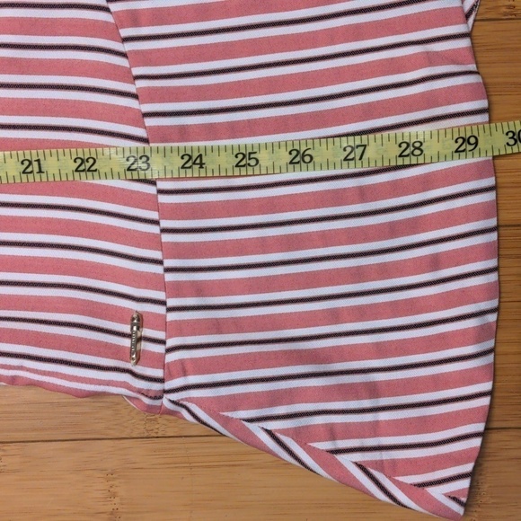 Ted Baker London Striped Layered Ruffle Midi Skirt Size 6 New - Picture 10 of 12